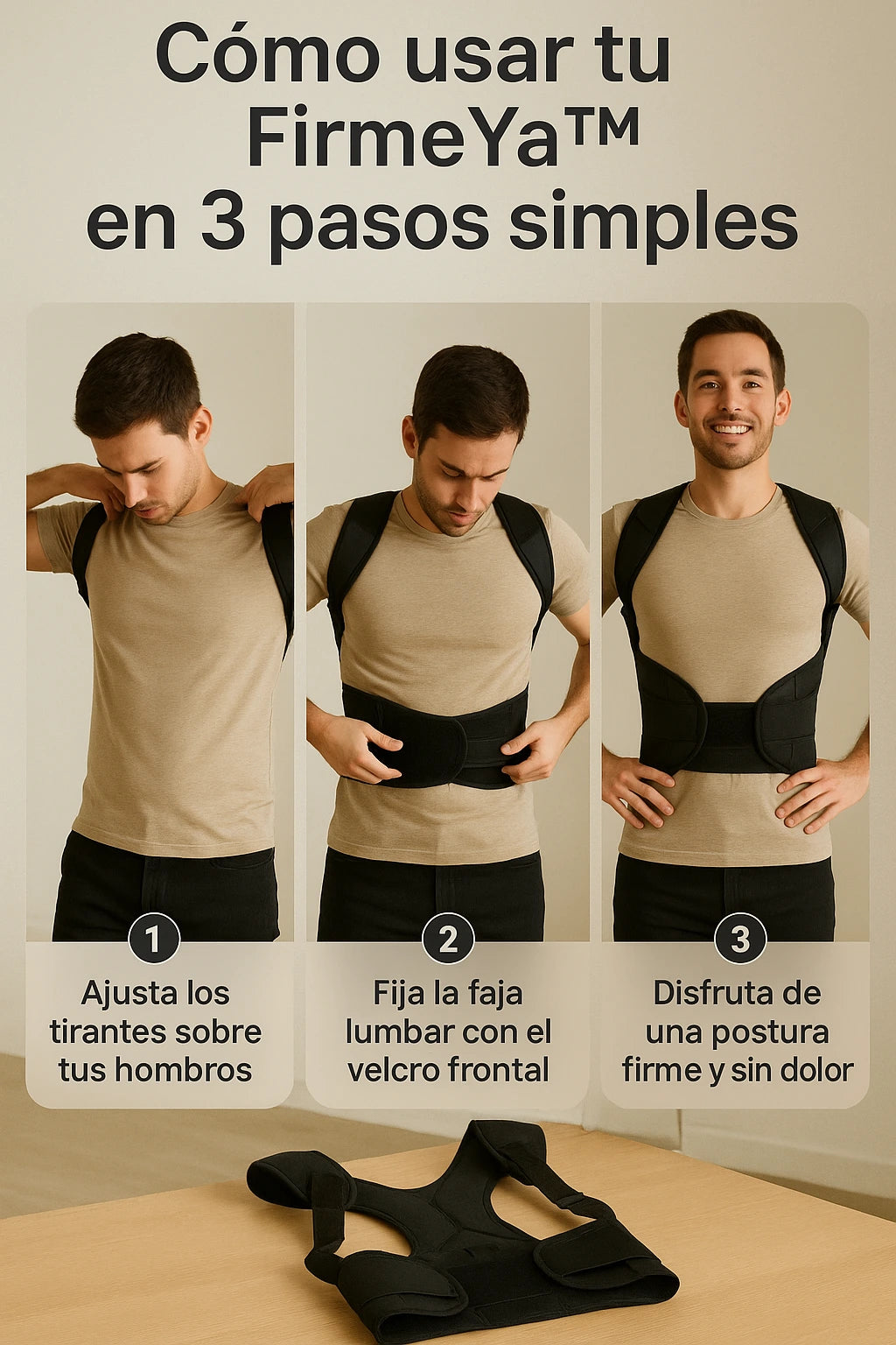 FirmeYa™ | Endereza tu vida sin dolor, Domina tu cuerpo